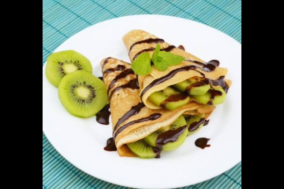 Crepes al kiwi