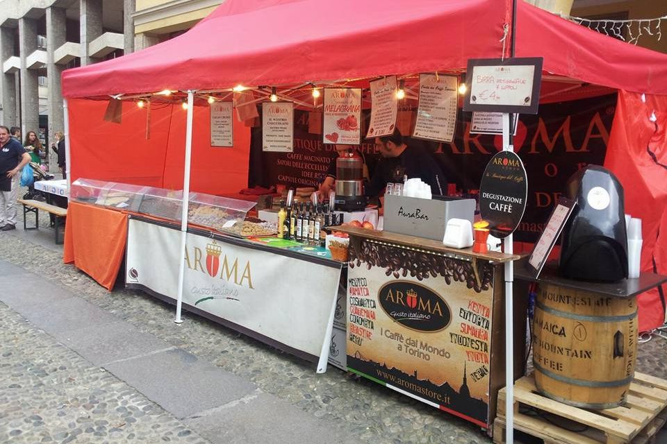 Aroma Store in Piazza Cavour a Vercelli